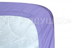 Трикотажная простынь на резинке «Фиолетовая»